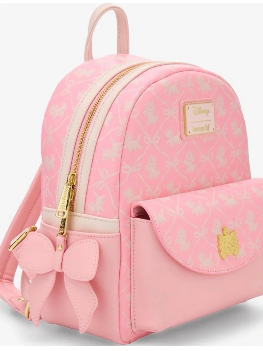 NWTs Loungefly Disney The Aristocrats Marie Bows Allover Print - BL Exclusive